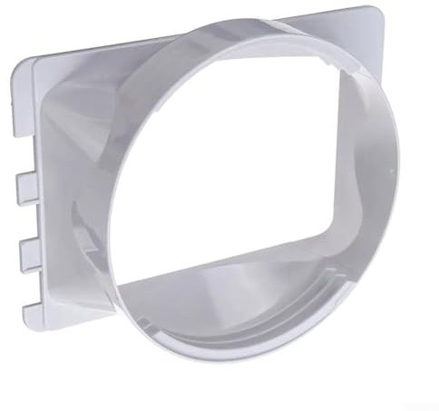 Conector de tubo de escape de aire acondicionado, interfaz cuadrada de 15 cm, para junta de ventana, conducto de entrada de ventilación (1 unidad)