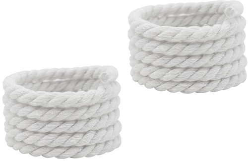 BFUZXY 1 Paio Lacci Scarpe,Lacci Corda di Lacci Rotondi Spessi,Lacci alla Moda per la Scuola per Sneakers,Chaussures de Course per Nike air force 1,per Converse,per Mcqueen Ragazzi Ragazze(Bianco)
