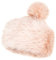 Futrzane Classic Bommel Mütze - Fellmütze Damen - Russen Wintermütze aus Pelz (S, Elfenbein Classic)