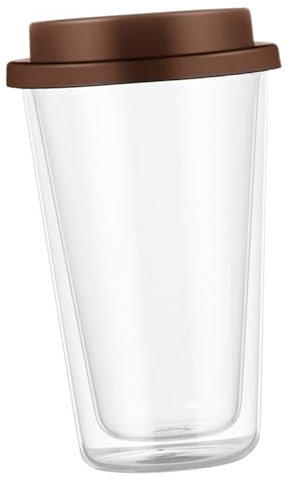 PRETYZOOM Tazza da termica tazze da riutilizzabili tazza di latte bicchiere personalizzato tazza termica tea cup bicchieri per bevande da festa Bicchieri portatili Gel di silice