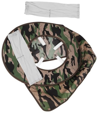 KITANDOVE 1 Satz Helmvisier Helmkrempe Schatten Hutkrempe Schutzhelm-Schattenvisier Schutzhelmschatten voller Krempe Schutzhelm mit Visier voller Krempe Nackenschirm chemische Faser