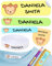 155 Custom Name Labels for Clothing & School Supplies. 100 Eco-Friendly Iron-On Fabric Labels + 55 Waterproof Stickers