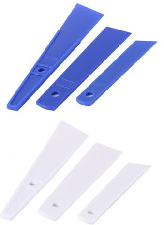 Nicear 6-Piece Glue Applicator Set Plastic Glue Spreader Tool for DIY Projects Leathercraft and Crafting