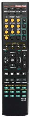 Ersatz RAV315 WN22730EU Fernbedienung Commander kompatibel mit Yamaha A/V Receiver RX-V561 RX-V461BL RX-V461 HTR-6040 HTR-6050 HTR-6040BL RX-V650 RX-V640 RX-V363 RX-V363 RX-V363 RX-VX-V363 RX-VX-V363