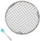 Grille De Cuisson Ronde En Acier Inoxydable Avec Pieds, Grille De Cuisson Ronde En Acier Inoxydable Avec Support, Adaptée Pour Les Fours, Les Friteuses À Air Chaud (50cm,5cm)
