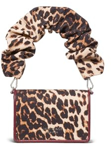 kate spade new york Natasha Downtown Leopard Fabric Card Case Crossbody