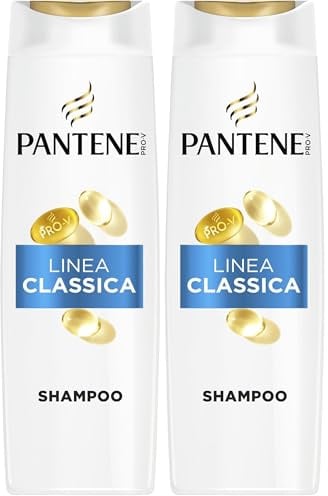 Pantene Pro-V Shampoo Linea Classica 400ml per Capelli Normali e Misti. Deterge Delicatamente e Protegge i Legami del Capello. Uso Quotidiano. Senza Olio Minerale e Coloranti. Active Nutri-Plex