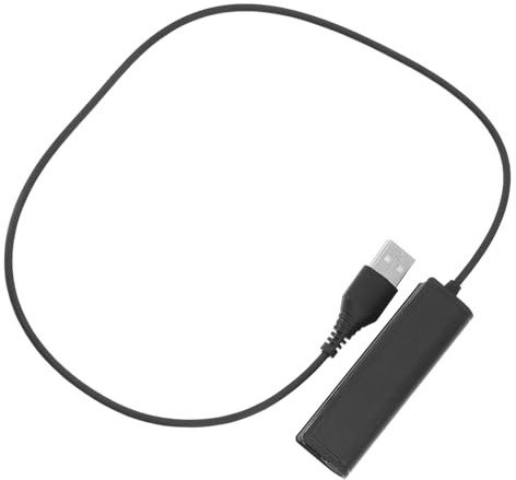 Lurrose Rj9 to USB Adapter Cable for Headsets Plug Play Converter for PC and Laptop for Remote Work and Call Centre Use