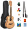 Konzert Concert Ukulele, Konzert-Ukulele, 23 Zoll, für Anfänger Kinder Erwachsene (Tigerflamme Okoume)