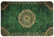 Fußmatte Orient (70 x 120 cm, Grün) - rutschfeste und waschbare Fußmatte für außen/innen - saugstarke Schmutzfangmatte für Innen-/Außenbereich in orientalischem Design - Schmutzfangmatte waschbar