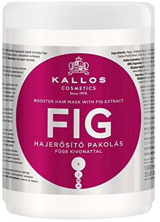 Kallos KJMN Fig Booster Hair Mask with fig extract 1000 ml - 33,81 Fl Oz