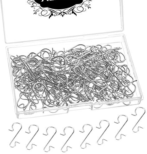 MELLIEX 120 Pieces Christmas Bauble Hooks Hangers S-Shaped Ornament Hook Hangers for Christmas Xmas Tree Decoration (Hook - A)