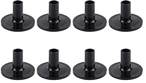 Bnineteenteam Beckenhüllen, 8 Stück Kunststoff schwarze Trommel lange Beckenhüllen Musikinstrumente Zubehör