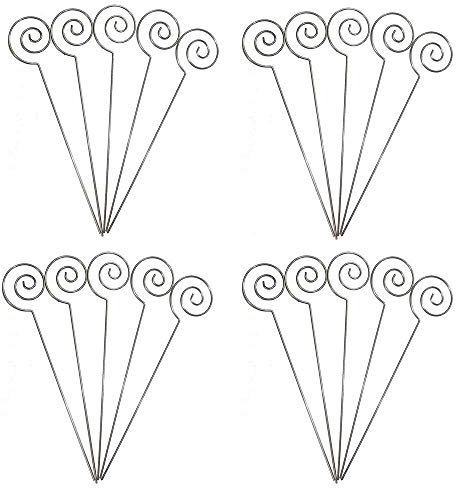 Anjing Platzkartenhalter Foto Memo Flugzeug Hochzeit Kuchen Picker 12,7 cm 50 Stück