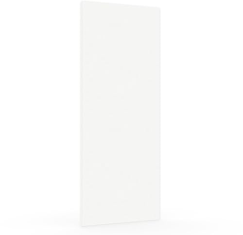X57 Kühlschrankfront Möbelfront 19mm Frontplatte Unterbau- Einbaukühlschrank nach Maß (Weiß, Wunschmaß)