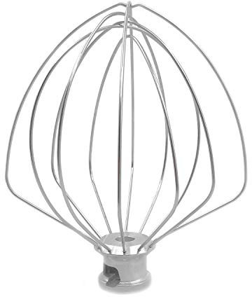 KN256WW 6 QT frusta in acciaio inox per mixer KitchenAid, accessorio di ricambio per uovo, crema, frusta Mayonnaise