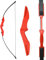 SHARROW Bogenschießen Recurvebogen Straight Bogen CS Spielbogen 30-40lbs Gerader Bogen Anfängerbogen RH/LH Sportbogen für Jugendliche und Erwachsene (Rot, 30lbs)