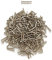 LIKERAINY Lot de 150 Vis de Connexion avec Boulon Connecteur Fileté à Douille M5 pour Fixation de Porte Lit Armoire en Bois Meuble de Cuisine Relieuse Plaqué Nickel Ajustable 35-45mm
