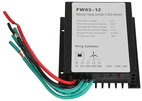 Oumefar 12V 300W Regolatore di carica del generatore eolico LED Display digitale Modulo di controllo del generatore eolico per generatori eolici
