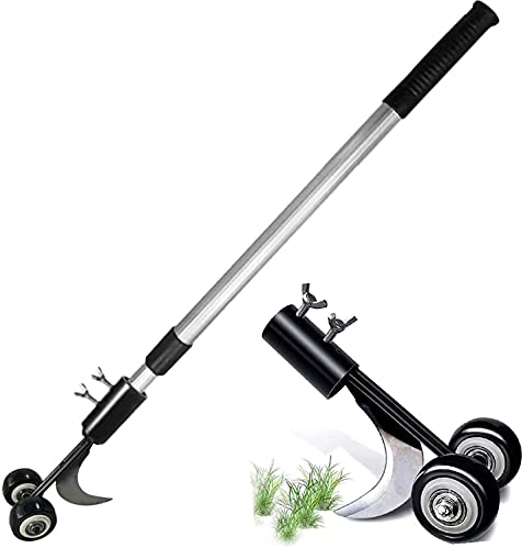 Hmpet Quita Malas Hierbas,Mala Hierba,Herramienta para Quitar Malezas,Herramienta para Quitar Malezas Sin Arrodillarse,para Limpiar Entre Losas,Pavimentos,56-95CM,Curved Hook