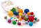 naturling Bunter Filz Bällemix - 45 bunte Filzkugeln Pompons in verschiedenen Farben & Größen für Farben Verständnis und DIY Basteln (Bunt, 45er Set)