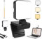 NexiGo Glow Light für Streamer, Videokonferenz-Beleuchtungsset, Laptop-Licht mit Klipp im Webcam-Stil, Dimmbar & Wiederaufladbar, für Streaming, Fotografie, Vloggen