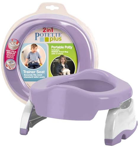 Kalencom Potette Plus 2-in-1 Reise-PottyTrainer-Sitz, pflaume