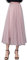 ANIMQUE Donna Tulle Midi Gonna Plissettata Elastico Alta Vita Elegante per Matrimoni Festa Lunghezza 78cm, Rosa