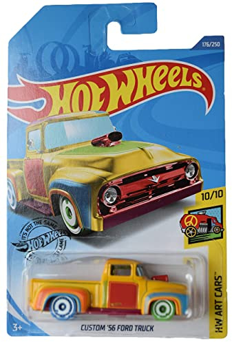 Hot Wheels Custom '56 Ford Truck, Art Cars 10/10 - Treasure Hunt