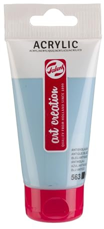 Talens Art Creation Acrylfarbe - Antikblau 563-75 ml Tube - Deckende Farbe mit ausgezeichneter Lichtechtheit - Vielseitig und schnell trocknend für Künstler