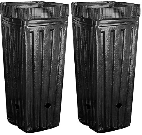 Maceta de para Manos, 20 Piezas para jardín Interior, Maceta Cuadrada Alta para árbol, Maceta Cuadrada Alta Reutilizable para árbol de Flores para Exteriores, macetas Ligeras de ABS para Plan