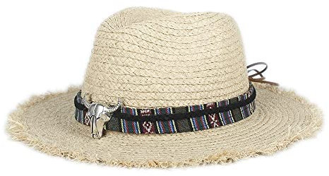 BDDIE Sombrero de Paja de Toquilla de Verano for Hombre de Moda Retro, Adecuado for Mujeres Elegantes de Borde Ancho Humboldt Fedora Sunbonnet, Sombrero de Playa, Sombrero de Panamá