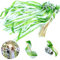 50 Pièces Baguettes de Mariage fée Bâton,Bâtons de Ruban pour Mariage,Baguettes Ruban Banderoles avec Cloches,Baguettees Mariage Ruban,Baguettes de Mariage avec Cloches,Baguettes Ribbon