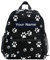 TropicalLife Benutzerdefinierte Kinder Kleinkind Mini Rucksack für Mädchen Jungen Katze Hund Pfotenabdruck Personalisierte Kinderrucksäcke Schultasche mit Kindername, Katze Hund Pfotenabdruck, 10x4x12