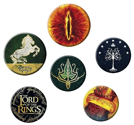 ABYstyle - LORD OF THE RINGS Badge-Set Symbole, Aluminium