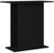vidaXL Aquariumständer, Aquarium Unterschrank mit viel Stauraum, Aquarium Tisch mit Stabiler Oberplatte, Aquariumschrank Aquarium Halter, Schwarz Holzwerkstoff
