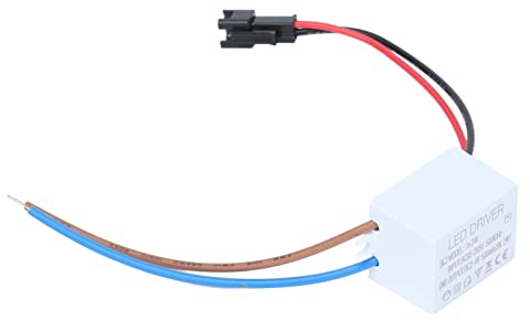 500mA 1X3W LED, Akozon 500mA 1X3W LED-Treiber Netzteil Treiberanschluss LED-Lampentransformator Eingang AC95-265V Ausgang 2-4VDC