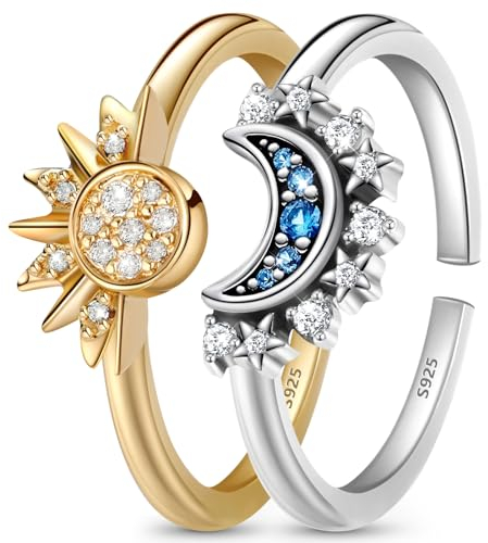 J.Fée Sonne Mond Ring Sonne Und Mond Ring Damen Ringe Gold Damen Gold Ringe Damen