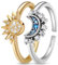 J.Fée Sonne Mond Ring Sonne Und Mond Ring Damen Ringe Gold Damen Gold Ringe Damen