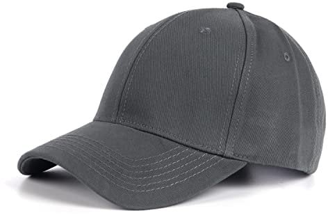 Zylioo M/L Verstellbare Basecap Für Großen Kopf,Herren Cap Kappe 58-60cm,Running Sport Baseballkappe