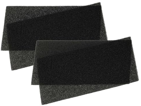 vhbw 4x Schaumfilter 40 PPI kompatibel mit Bauknecht TK-Ecostar, TK Ecostar 7A+ (856036003020), TK Ecosoft 8 A++ (856038003020) Wäschetrockner