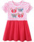 Baogaier Robe Filles Robes Rayure Animal Coton Broderie Applique T-Shirt Été Tunique Chemise Casual Anniversaire Vêtements Cadeau Enfant 3-4 Ans
