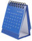 BCOATH 1Stk 2022 Mini-Tischkalender Minikalender 2021- Mini- Tischkalender 2023 Tischstaffeleien mini 2022 bürodeko büro dekoration Mini-Kalender kleiner Kalender 2023 Papier Blue