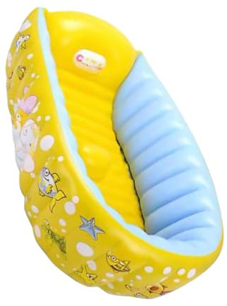 GREENADSCAPE Bañera Dibujos Animados Inflable y Portátil Para Bañar Nadar y Adecuado Para Interiores y Exteriores