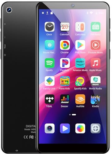 Lettore MP3 Bluetooth e WiFi, Oilsky 144GB Lettore Musicale Mp3 con Fotocamera, 5,5'' 1080P Touchscreen Lettore Mp4, MP3 Spotify con Altoparlante Android 13.0