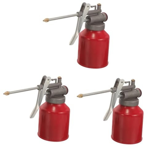 Gatuida 3pièces Distributeur Huile Moteur à Bec Lubrificateur Manuel pour Voitures Bouteille De Haute Capacité pour Entretien Automobile