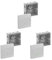 Abzweigkasten Aufputz-Feuchtraum IP66, grau Spelsberg ABOX 025-leer 87 x 87 x 52 mm