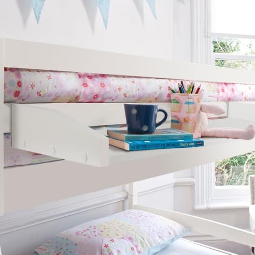 Noa and Nani Tuuli Bed Shelf for Bunks Cabins Midsleepers and Highsleepers in Classic White