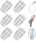 6Pcs Bite Valve Replacement Sheath for Osprey, Silicone Hydration Pack Nozzle Sheath BPA-Free Mouthpiece, Compatible with Hydrapak & Camelbak Reservoirs, Leak-Proof Bite Valve for Hiking & Running