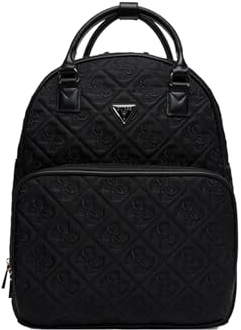 GUESS Rucksack mit Laptopfach Adelasia Travel Backpack Black schwarz